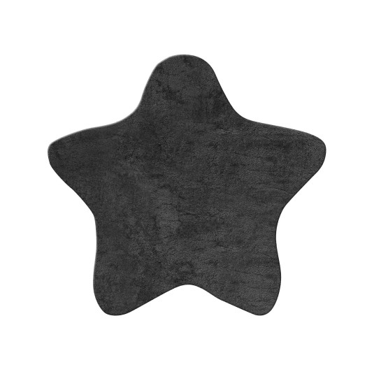 Παδικό Χαλί FEATHERY BLACK STAR Μαύρο 160 x 160 εκ. MADI