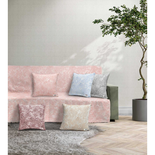Ριχτάρι FERN PINK Ροζ Ριχτάρι τετραθέσιου καναπέ: 170 x 340 εκ. MADI