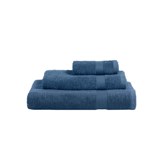 Πετσέτα FROVA DENIM BLUE Μπλε Πετσέτα μπάνιου: 80 x 150 εκ. MADI
