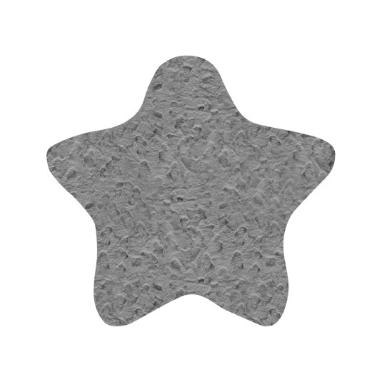 Παιδικό Χαλί GLACIAL GREY STAR Γκρι 160 x 160 εκ. MADI