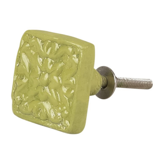 Πόμολο πράσινο lime ecomix 4εκ.
