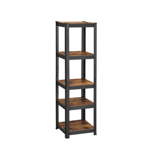 Ράφι SONGMICS, 37x37x150 cm, 400 kg, Ρουστίκ Καφέ/Μαύρο GLR037B01&nbsp