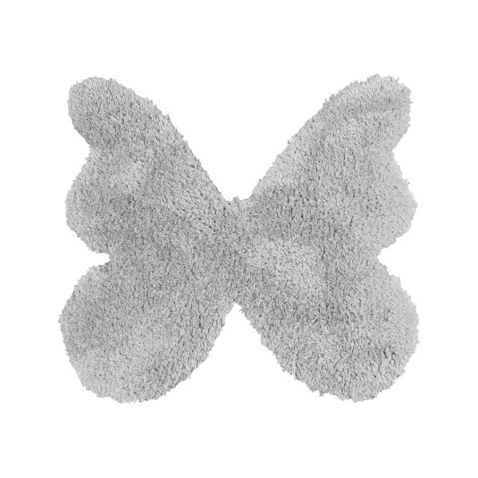Παιδικό Χαλί LIGHT GREY SHADE BUTTERFLY MADI