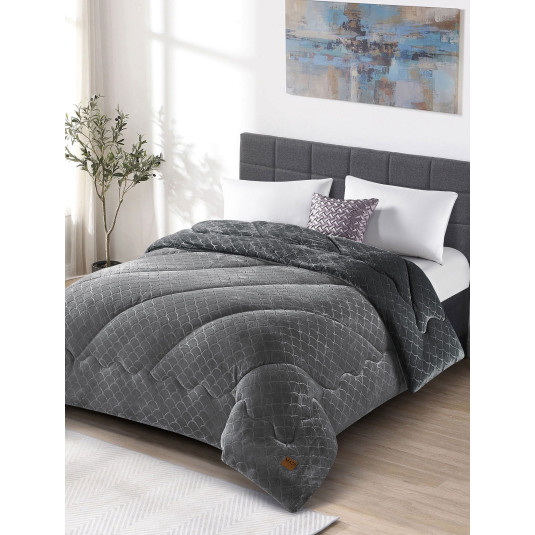 Κουβερτοπάπλωμα LUNORA ANTHRACITE MADI