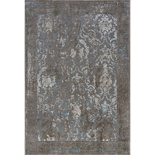 Χαλί REGAL GREY BLUE Γκρι Στρόγγυλο χαλί 155 εκ. MADI