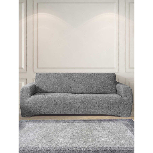Ελαστικά καλύμματα καναπέ TRATINI GREY Γκρι Σετ ελαστικά καλύμματα δύο τεμαχίων MADI