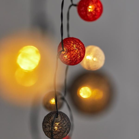 ΣΕΙΡΑ, 40 LED 5mm, ΠΛΑΣΤΙΚΕΣ ΜΠΑΛΕΣ ΥΦΑΣΜΑΤΙΝΕΣ 4cm, ΗΛΙΑΚΟ ΣΥΛΛΕΚΤΗ ΜΕ ΑΙΣΘΗΤΗΡΑ ΦΩΤΟΣ, 8 ΠΡΟΓΡΑΜΜΑΤΑ, ΠΡΑΣΙΝΟ PVC ΚΑΛΩΔΙΟ, ΘΕΡΜΟ ΛΕΥΚΟ LED ΑΝΑ 10cm, ΠΡΟΕΚΤΑΣΗ ΠΑΡΟΧΗΣ 1m, ΙΡ44 - 2 ΤΕΜ