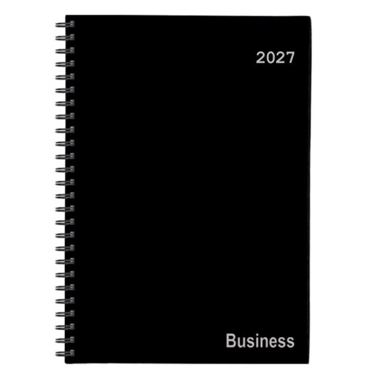 Next ημερολόγιο 2027 business xxl ημερήσιο σπιράλ μαύρο 24x34εκ.