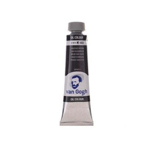 Talens van gogh χρώμα λαδιού 403 van duke brown 20ml - 3 ΤΕΜ