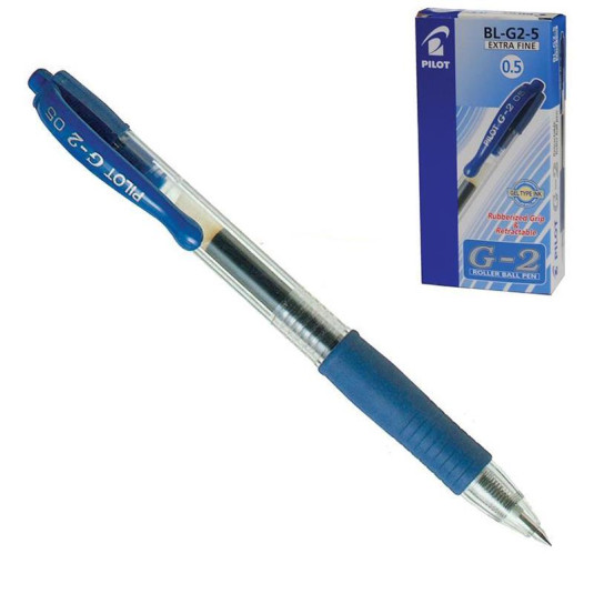 Pilot στυλό jel G2 extra fine μπλε 0.5mm - 12 ΤΕΜ