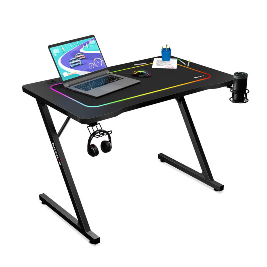 Huzaro Gaming Γραφείο Huzaro Hero 1.8 Μαύρο 100 x 60 εκ 5903796010923