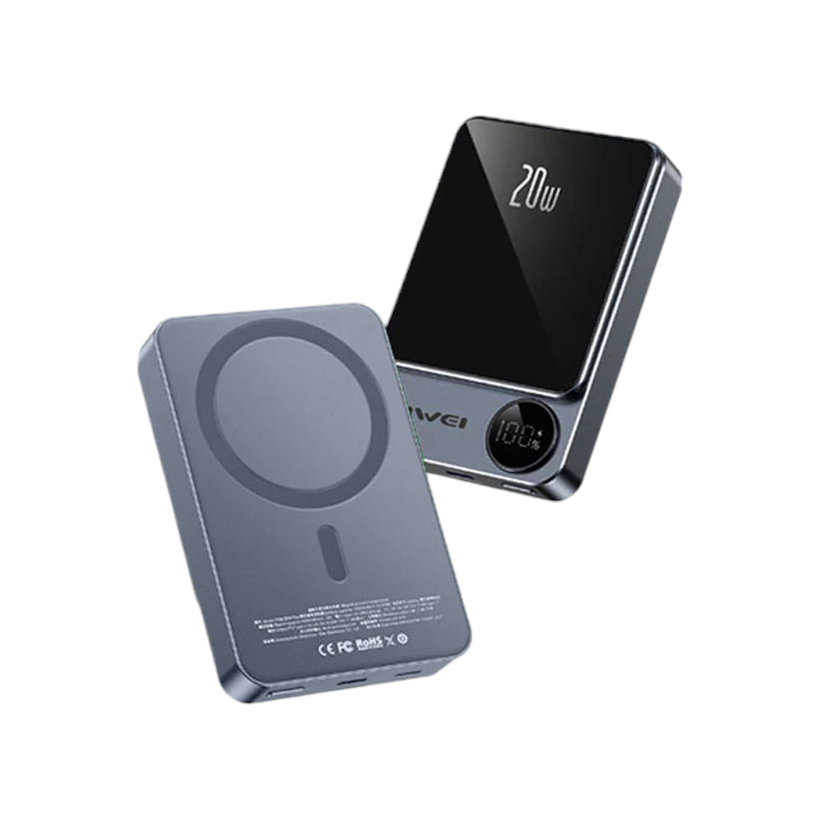 Powerbank μαγνητικής φόρτισης - P39K - 10.000mah - 20W - AWEI - 005500 - Grey