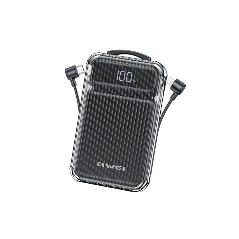 Powerbank - P89K - 10.000mah - AWEI - 007665 - Black