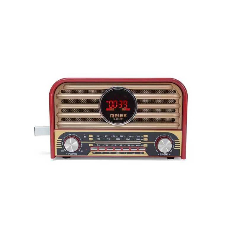 Επαναφορτιζόμενο ραδιόφωνο Retro - M2032BT - 020327