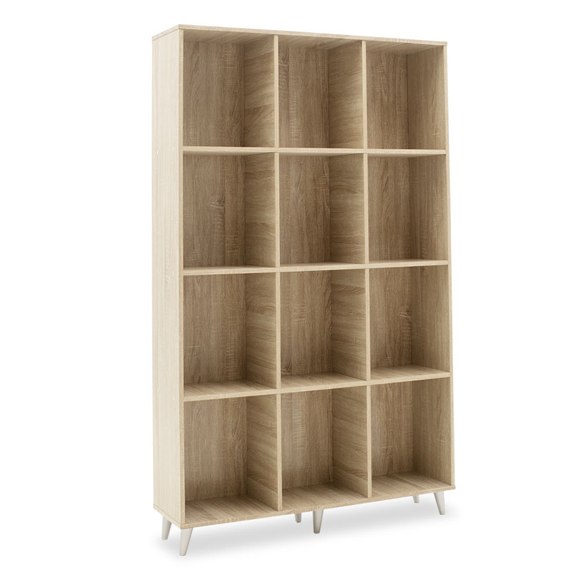 Βιβλιοθήκη FIRENZE  χρώμα sonoma 107x28,6x178εκ