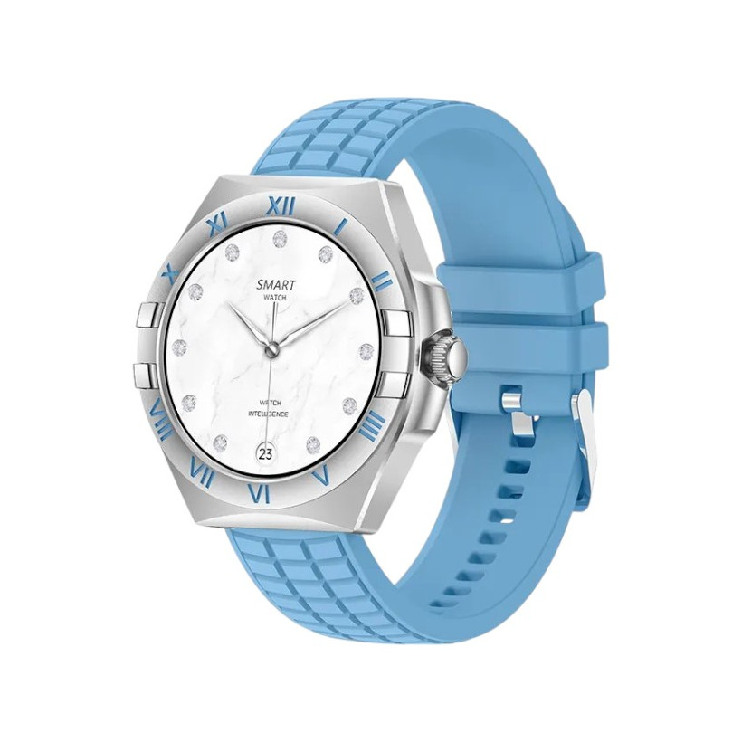 Σετ Smartwatch με 3 λουράκια - LG80 Mini - 065066 - Blue