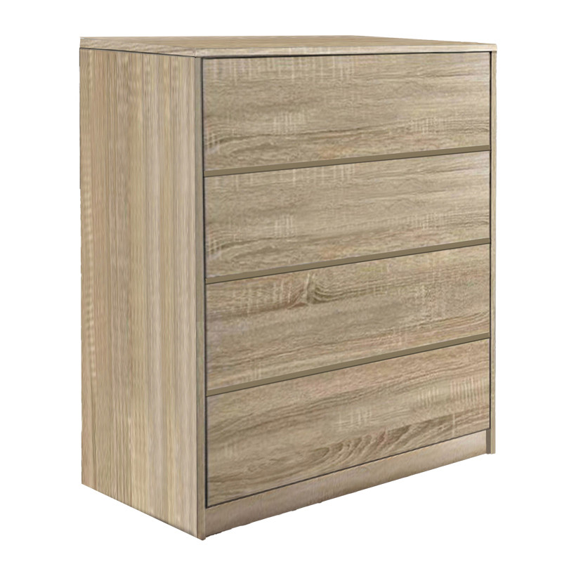 Συρταριέρα Kuanger  mdf σε φυσική απόχρωση 80x40x89εκ