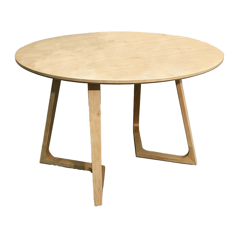 Τραπέζι Sedria  mdf σε φυσική απόχρωση Φ120x75εκ
