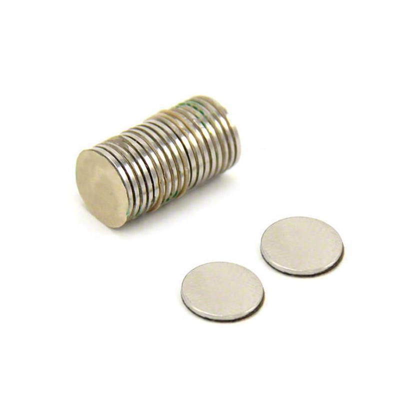 Μαγνήτης νίκελ Ø10mmx0,6mm πάχος 100 τμχ.