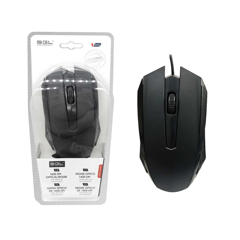 Ενσύρματο ποντίκι Η/Υ - K201 - 098937 - Black
