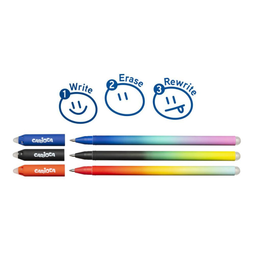 Carioca στυλό Oops Easy σβηστικό 0.5mm - 30 ΤΕΜ