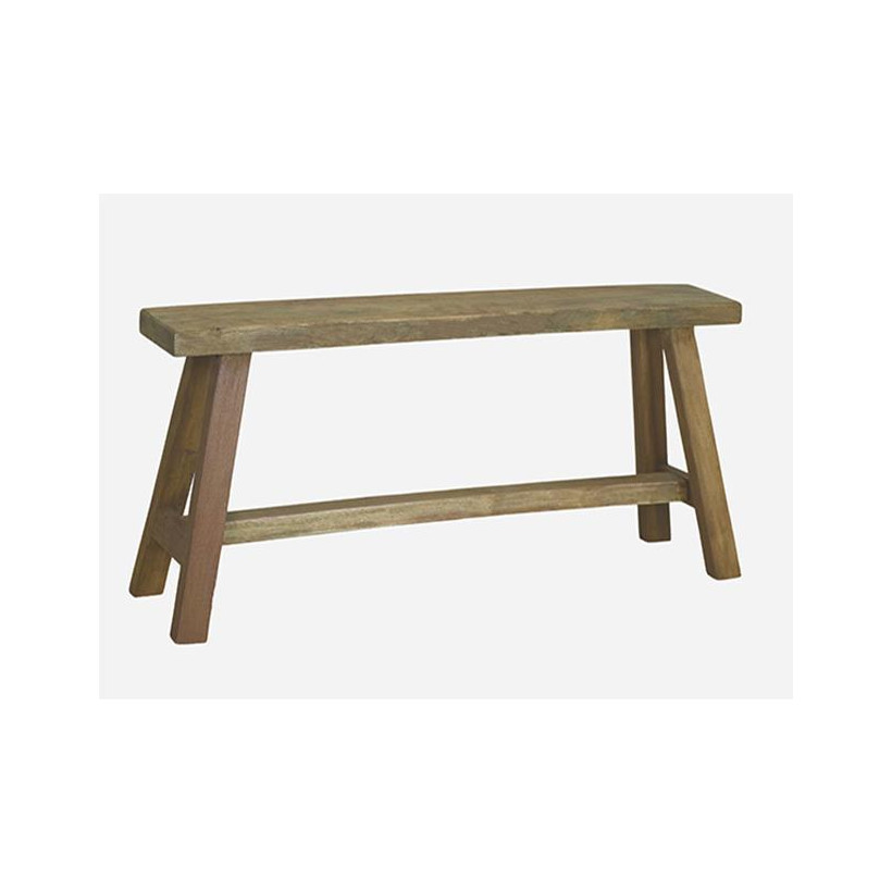 Παγκάκι ξύλινο Nextdeco Tribeca ανακυκλωμένο ξύλο teak Υ50xΜ120xΠ20εκ.