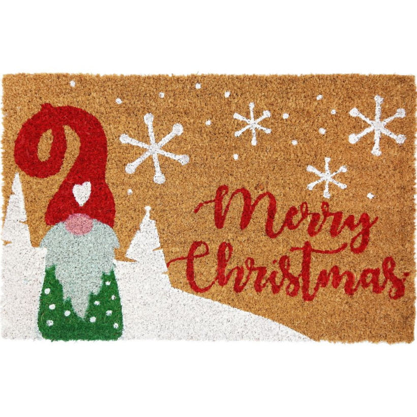 Χαλάκι εισόδου Merry Christmas 38x58εκ. κοκοφοίνικας