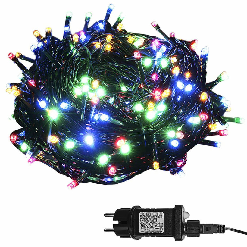 100 led Χρωματιστά Εξωτερικά Επέκταση l. V. (δεν Περιέχεται ο Μετασχηματιστής) 5m Xmasfest 1132397 93-2377