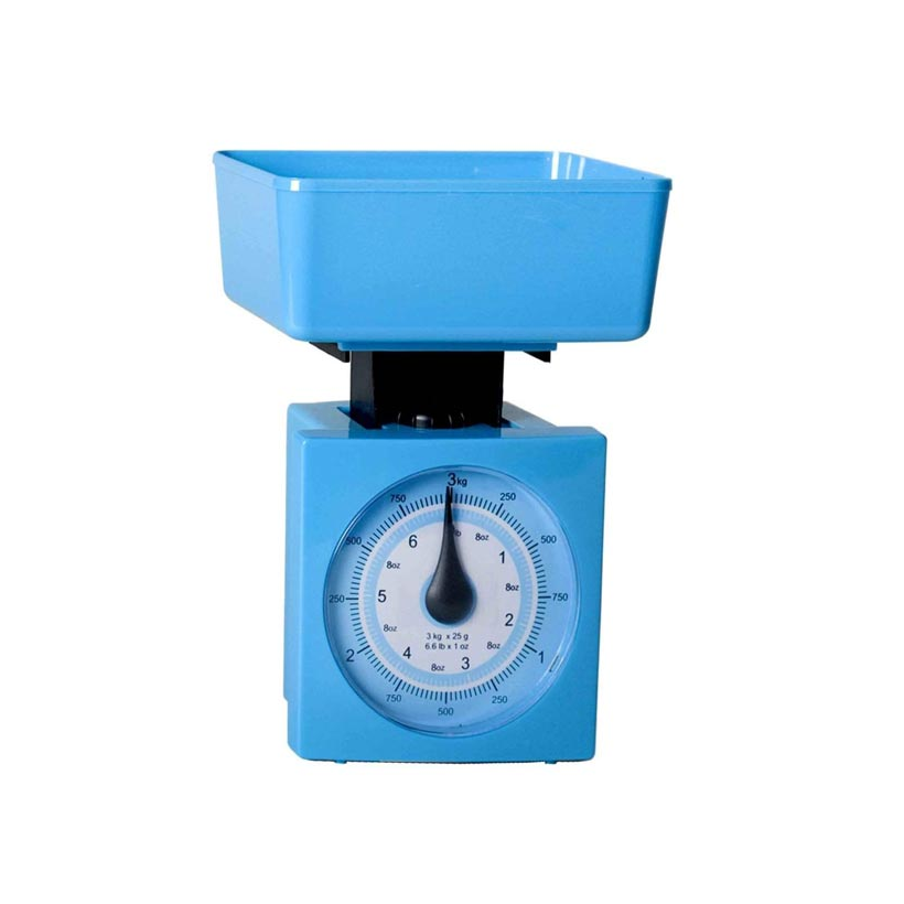 Αναλογική ζυγαριά κουζίνας με κάδο - KS-015 - 112425 - Blue