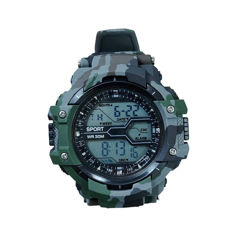 Ψηφιακό ρολόι χειρός - D8338 - Dash - 115172 - Army Grey