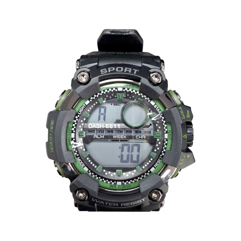 Ψηφιακό ρολόι χειρός - D6881 - Dash - 115178 - Black/Green