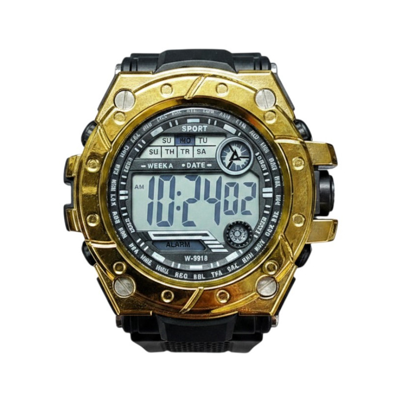 Ψηφιακό ρολόι χειρός - SH2132 - 115183 - Black/Gold