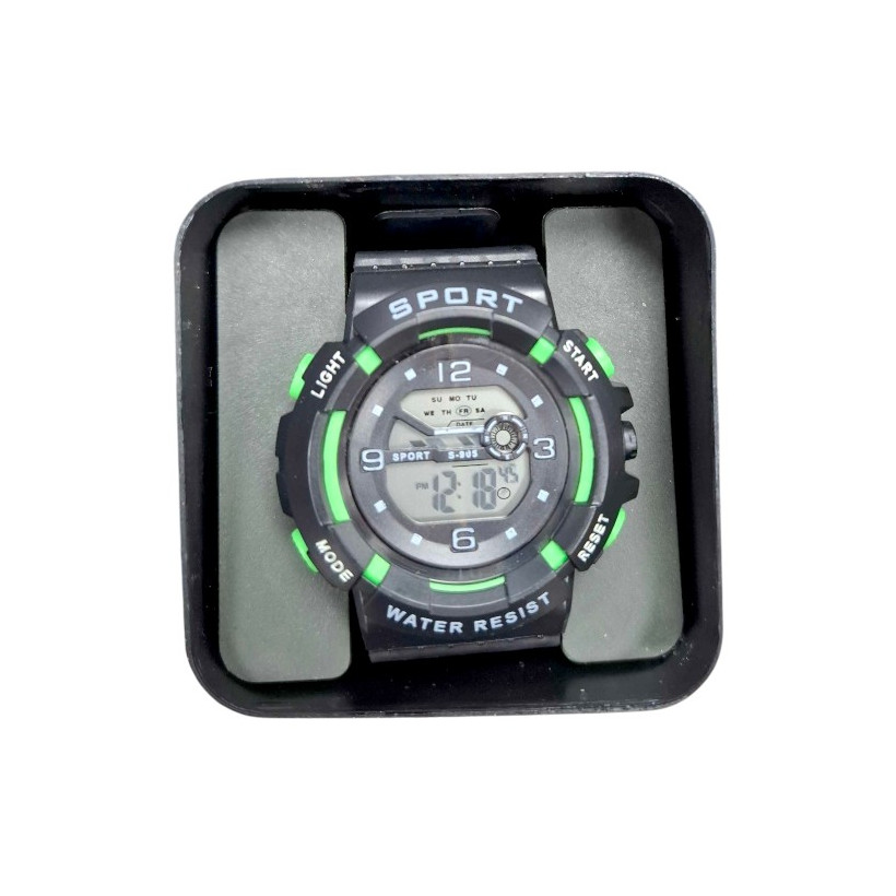 Ψηφιακό ρολόι χειρός - 6859 - 115185 - Black/Green