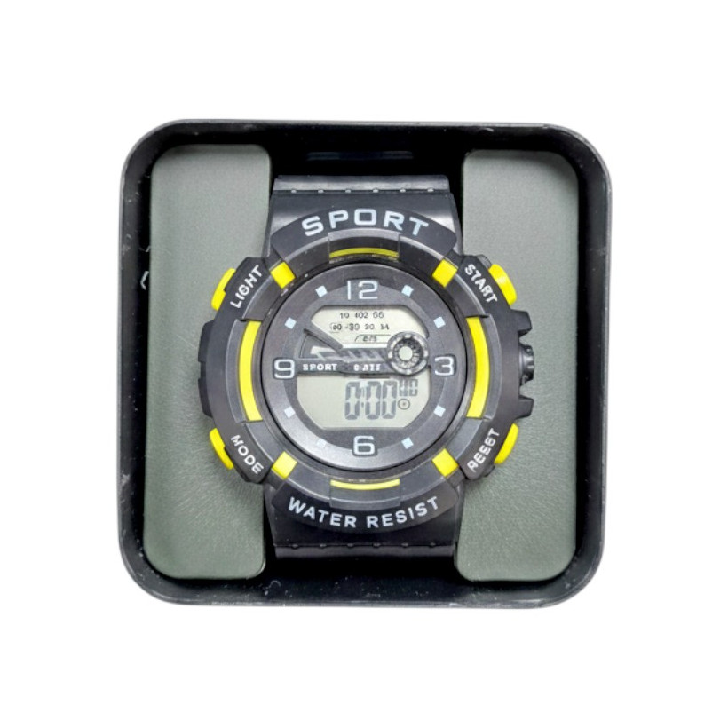 Ψηφιακό ρολόι χειρός - 6859 - 115185 - Black/Yellow