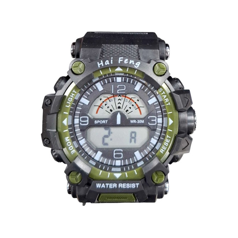 Ψηφιακό ρολόι χειρός - SH9918 - 115186 - Black/Green