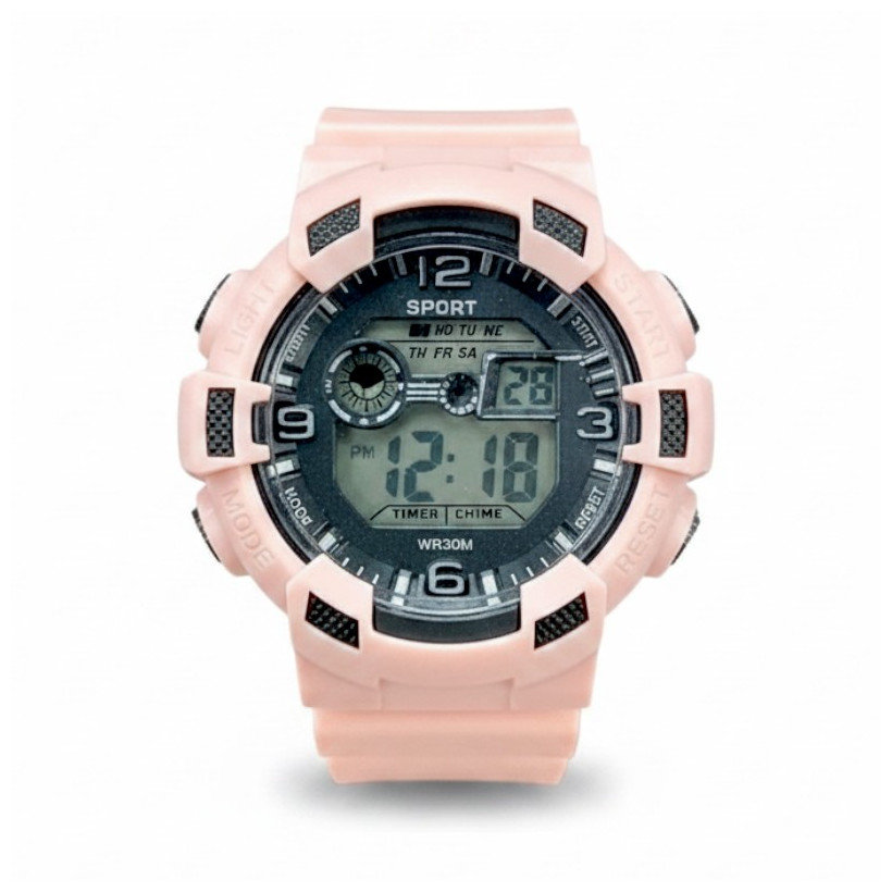 Ψηφιακό ρολόι χειρός - 73AB - 115195 - Light Orange