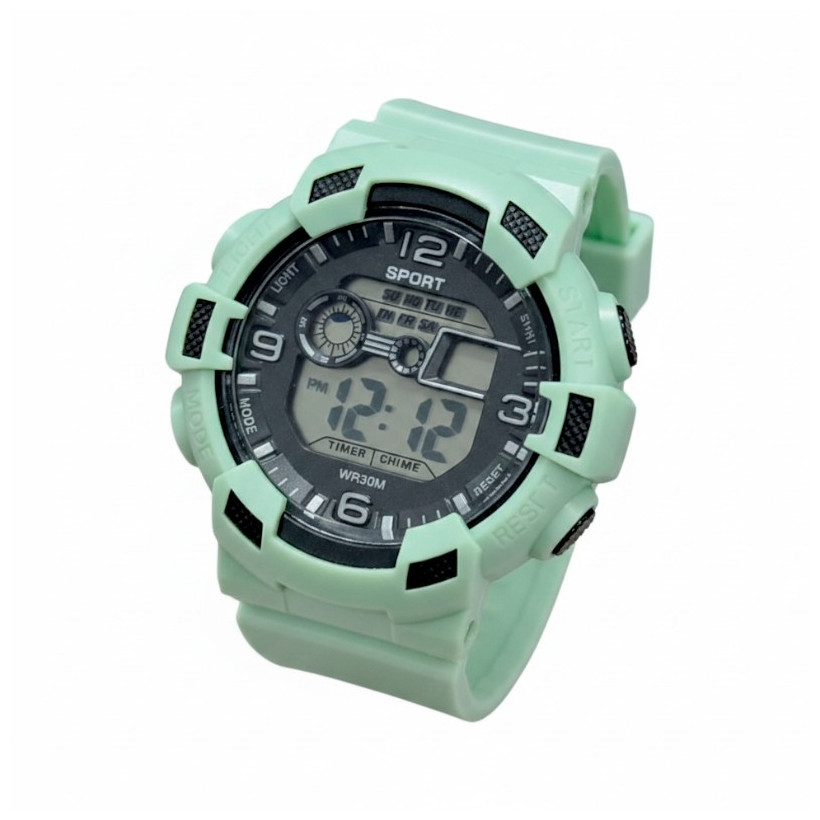 Ψηφιακό ρολόι χειρός - 73AB - 115195 - Green