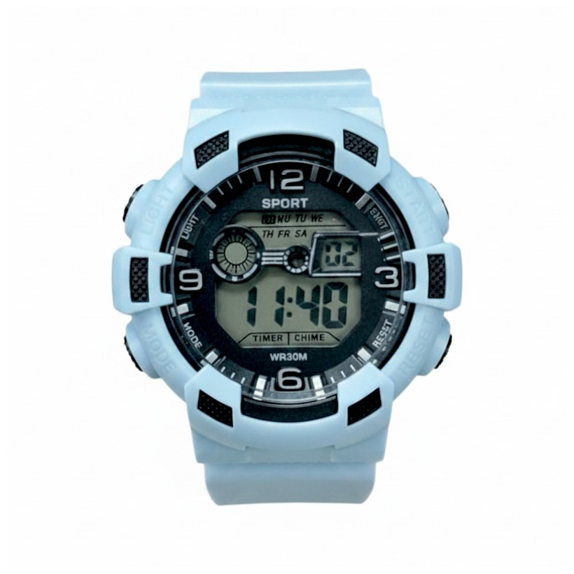 Ψηφιακό ρολόι χειρός - 73AB - 115195 - Light Blue