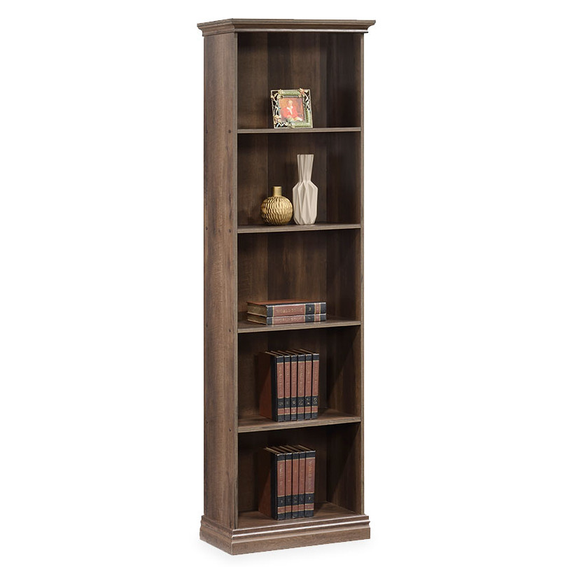 Βιβλιοθήκη Mozart  χρώμα καρυδί 60x34,5x202,5εκ