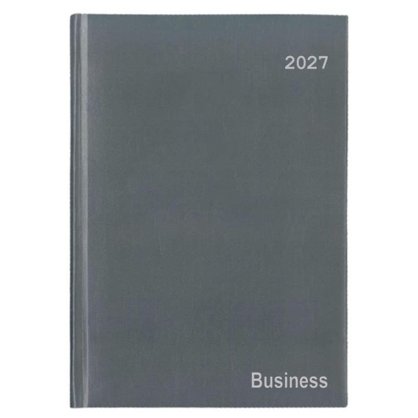 Next ημερολόγιο 2027 business xxl ημερήσιο δετό γκρι 24x34εκ.