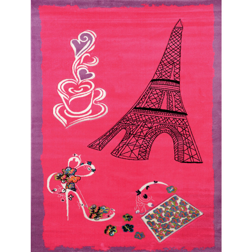 Παιδικό Χαλί 170 ROSE Ροζ 133 x 190 εκ. MADI