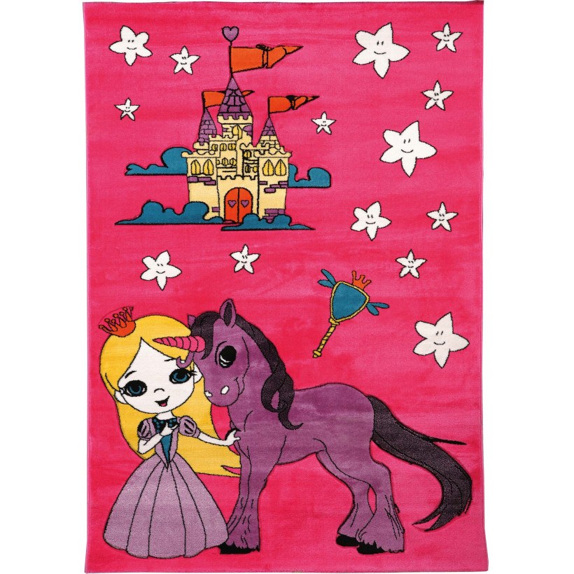 Παιδικό Χαλί 176 ROSE Ροζ 133 x 190 εκ. MADI