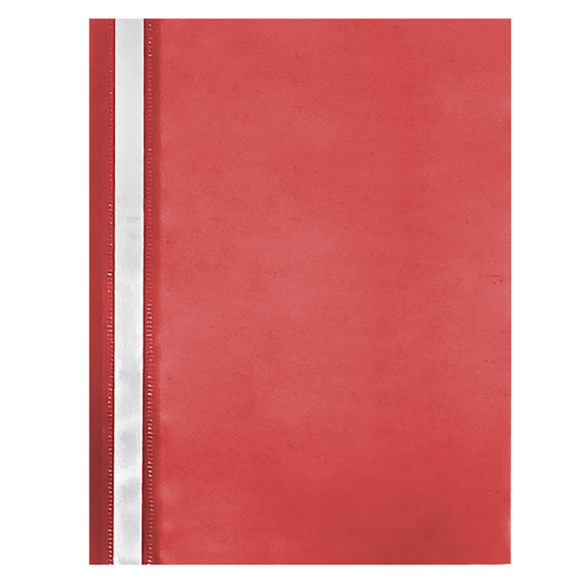Ντοσιέ Ζελατίνα με Έλασμα 31x23cm JustNote 381959 ΚΟΚΚΙΝΟ - 12 ΤΕΜ 18-1939-RED