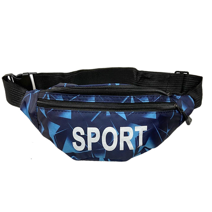 Τσαντάκι Μέσης Sport 3 zip 32x12x8cm 4teen4ty 401190 ΜΠΛΕ ΣΚ. 20-1170-DBL