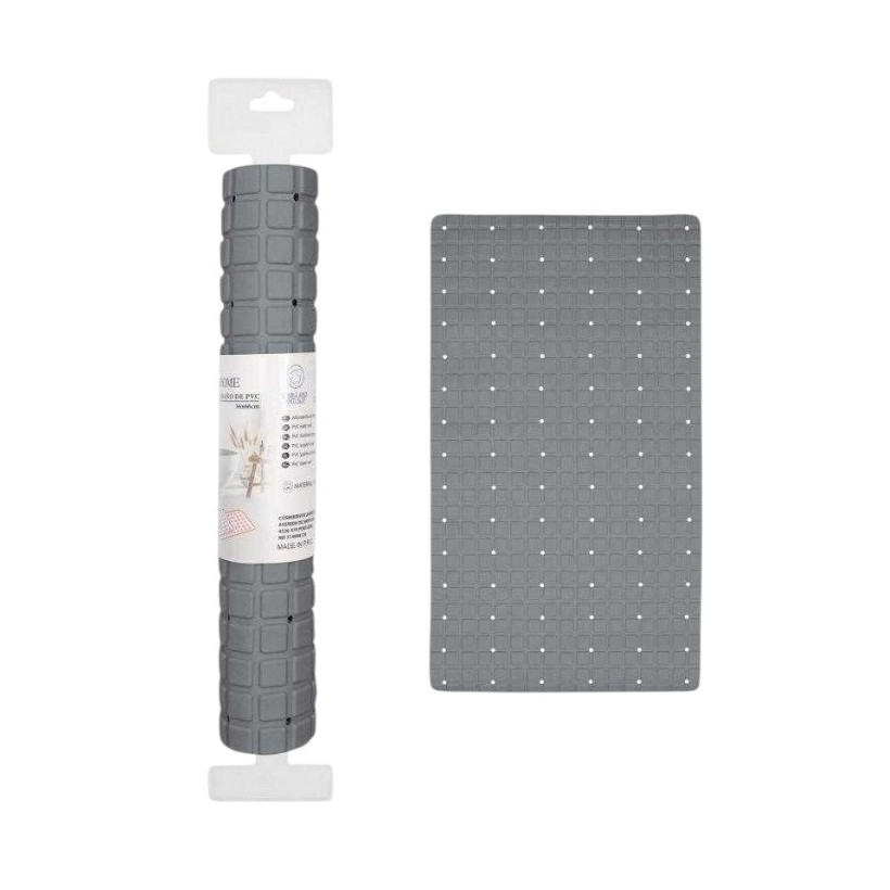 Αντιολισθητικό πατάκι μπάνιου - M0831 - 36x66cm - Grey - 21090