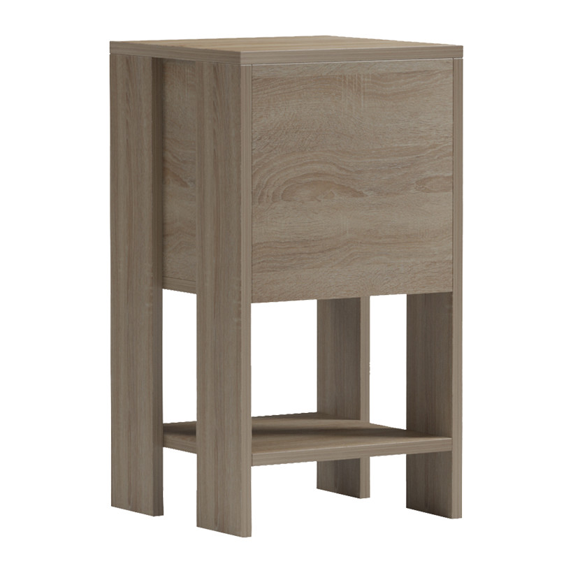 Κομοδίνο Reppo  sonoma 30x30x55εκ