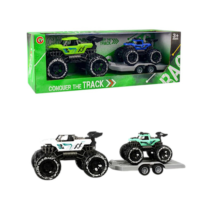Σετ αυτοκίνητα Τζιπ Off Road - 9627-11 - 232879