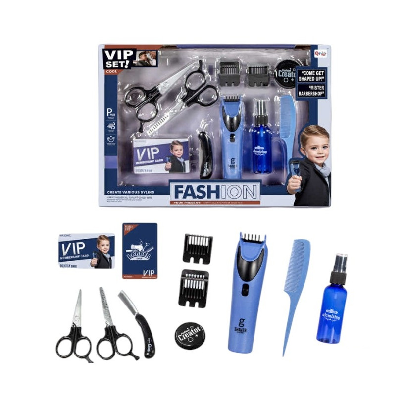 Παιδικό σετ κομμωτικής Barber - 11pcs - QY041 - 233363