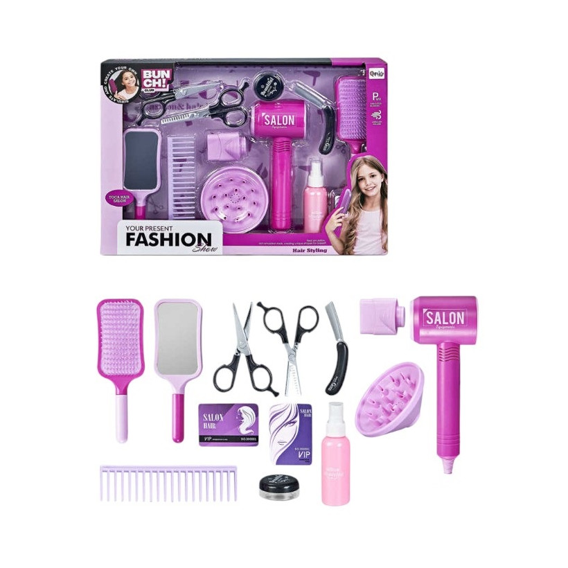 Παιδικό σετ κομμωτικής - 13pcs - QY005 - 233369