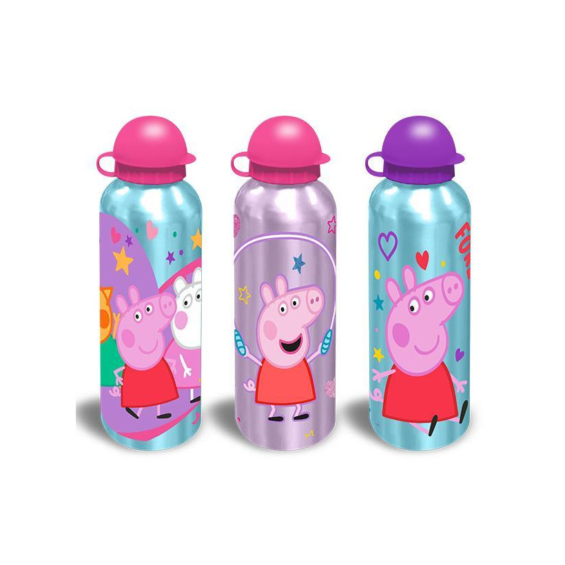 Παγούρι αλουμινίου Peppa 500ml - 3 ΤΕΜ